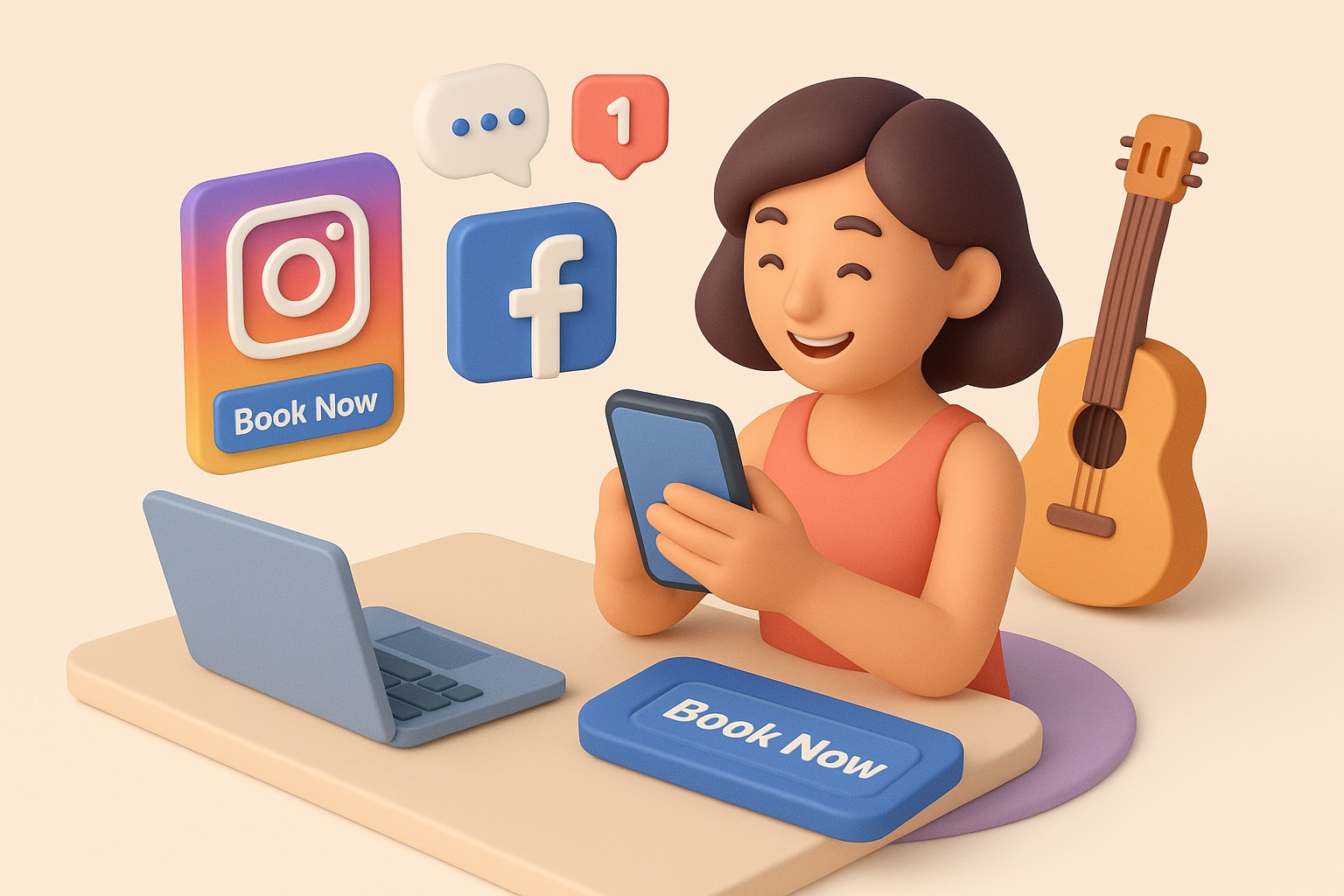 Social Media Booking: How to Get Clients to Book You on Instagram and Facebook